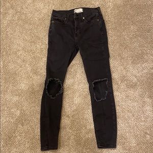 Free people black jeans